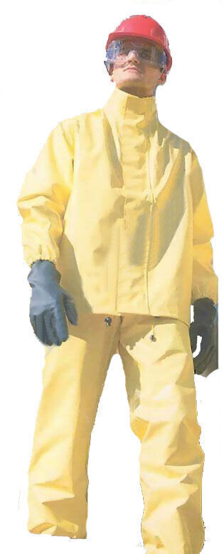 P4517-C0_I1 لباس ضد اسید و مواد شیمیایی دو تکه مدل NYLPRENE تاکونی - تصویر 1