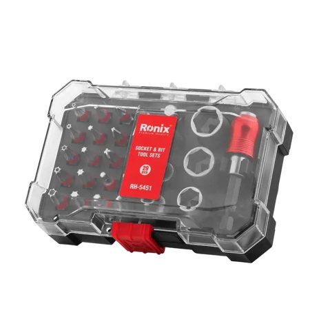 ست سری پیچ گوشتی و سری بکس 29عددی رونیکس مدل RH-5451