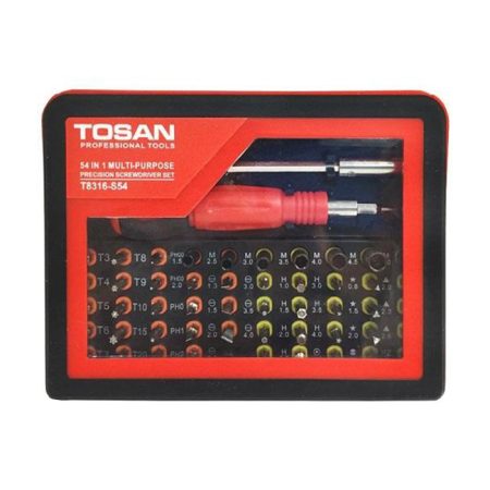 مجموعه 54 عددی پیچ گوشتی توسن مدل T8316-S54