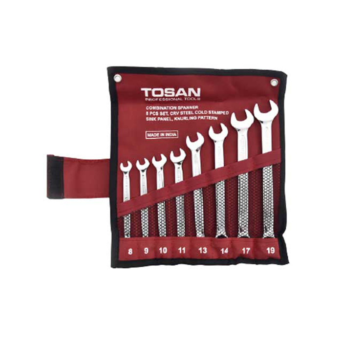 P46233-C0_I1 ست آچار یکسر تخت ترکیبی 8 عددی توسن - تصویر 1