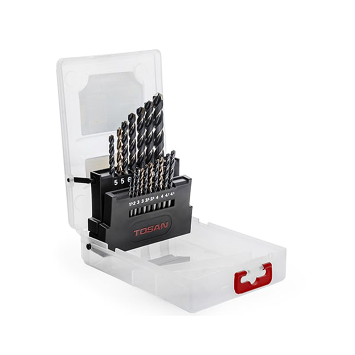 P46624-C0_I1 ست 17 عددی مته آهن و کبالت توسن مدل HSS - تصویر 1