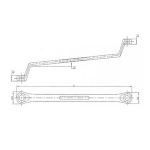 آچار تکی دو سر رینگ توسن سایز 7×6 - Image 2