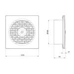 هواکش خانگی آکسی لاین دمنده مدل VBX-15S2S - تصویر 2