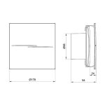 هواکش خانگی آکسی لاین دمنده مدل VBX-10S2S-IP45 - تصویر 2