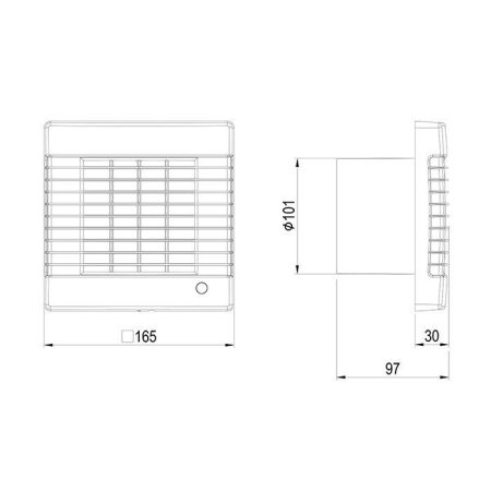 هواکش خانگی دمنده مدل VDI-10S2S