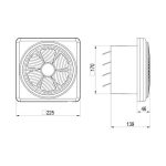 هواکش خانگی دمنده مدل VSL-15S2S - تصویر 2