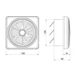 هواکش خانگی دمنده مدل VSL-20S2S - تصویر 2