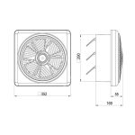 هواکش خانگی دمنده مدل VSL-25C4S - تصویر 2