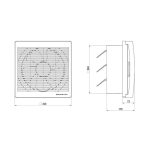 هواکش خانگی دمنده مدل VAL-25C4S - تصویر 2