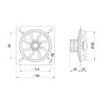 هواکش خانگی دمنده مدل VMA-10S2S - تصویر 2