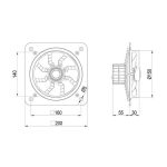 هواکش خانگی دمنده مدل VMA-15S2S - تصویر 2