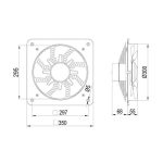 هواکش خانگی دمنده مدل VMA-30C4S - تصویر 2