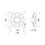 هواکش خانگی دمنده مدل VMA-25C2S - تصویر 2