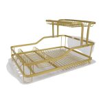 آبچکان 1.5 طبقه مدل آلومینیوم طلایی هدیه کد 513 - تصویر 2