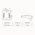 توالت ایرانی مروارید مدل فیروزه - تصویر 2