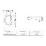 توالت ایرانی مروارید مدل پارمیدا تخت - تصویر 2