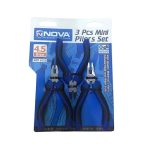 مجموعه 3 عددی انبر مینی نووا مدل NTP 8123 سایز 4.5 اینچ - تصویر 2