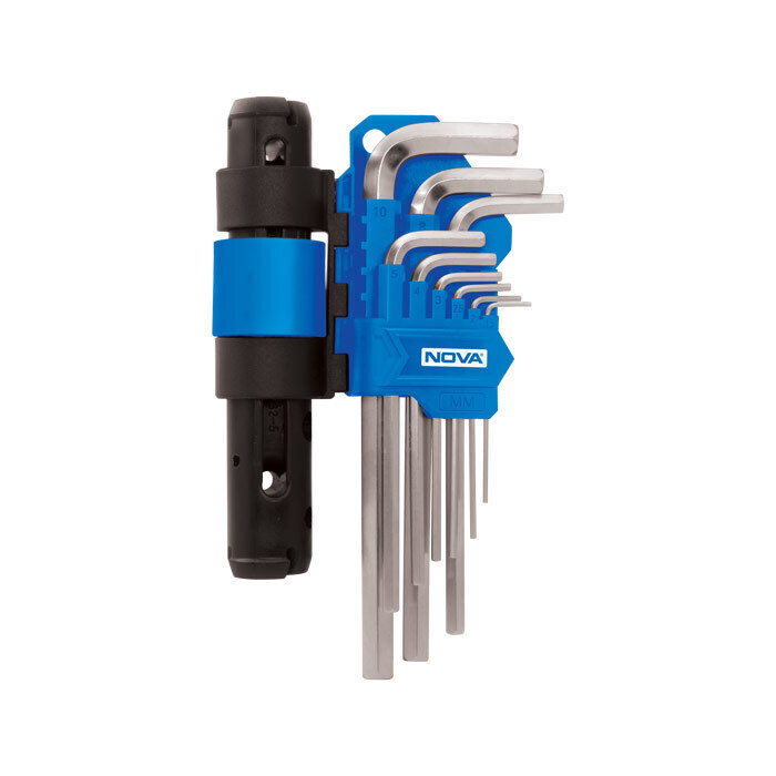 P47690-C0_I1 ست آچار آلن 9 عددی شش گوش نووا مدل 1159 سایز بلند - تصویر 1