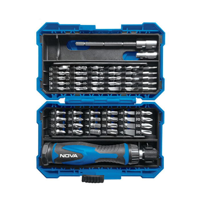 P47739-C0_I1 ست بیت 57 پارچه با دسته جغجغه ای نووا مدل 1364 - تصویر 1