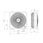 پنکه رومیزی دمنده مدل FTF-30H2S - تصویر 2