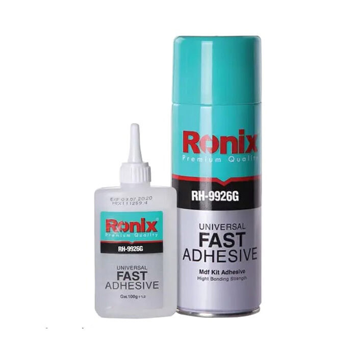 P47933-C0_I1 چسب فوری 123 + اسپری 200میل سبز رونیکس مدل RH-9926G سایز 50 گرم - تصویر 1