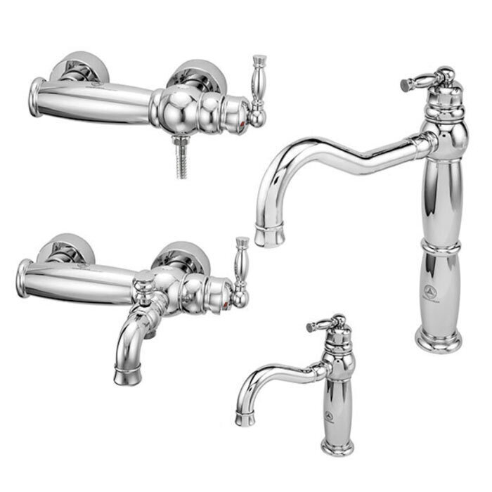 P48217-C0_I1 ست شیرآلات قهرمان مدل آنتیک - تصویر 1