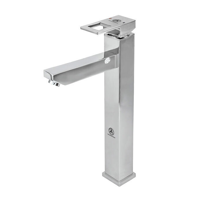 P48229-C0_I1 شیر روشویی پایه بلند قهرمان مدل فلت - تصویر 1