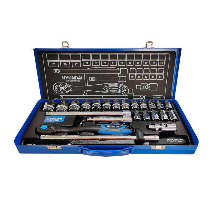 P48814-C0_I1 جعبه بکس 24 پارچه هیوندای مدل H-1224 سایز 1/2 اینچ - تصویر 1