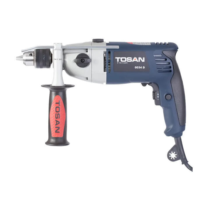 P48900-C0_I1 دریل گیربکسی به همراه کیف برزنتی توسن مدل 0034DBX سایز 13 میلیمتری - تصویر 1