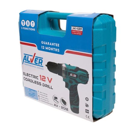 دریل پیچ گوشتی شارژی چکشی آلور مدل AV-2012