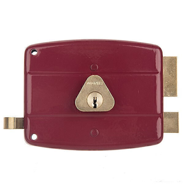 P5302-C0_I1 قفل در حیاطی دو شیار 10 ساچمه منیر صنعت - تصویر 1