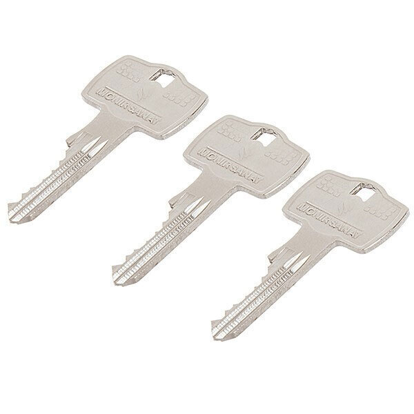 P5413-C0_I1 قفل در حیاطی 6 ساچمه منیر صنعت - تصویر 1