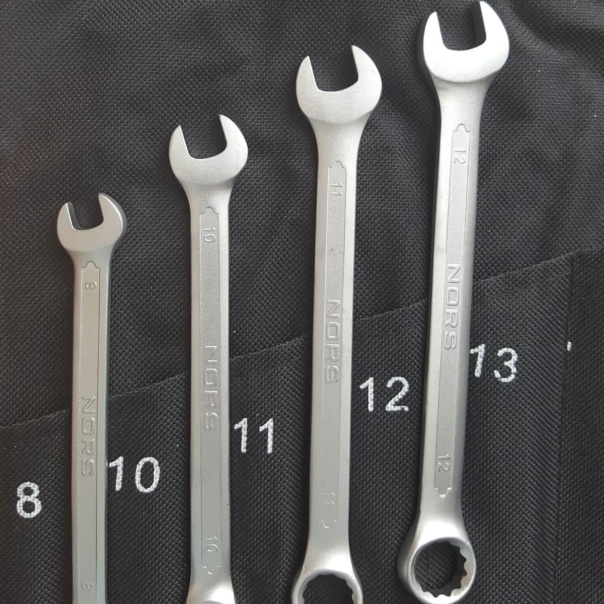 P6376-C0_I1 ست آچار 8 عددی کیفی یکسر تخت یکسر رینگ نورث - تصویر 1