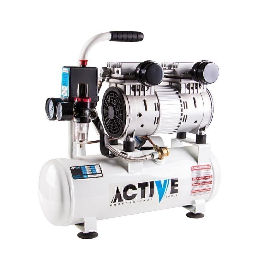 P6701-C0_I1 کمپرسور هوا 10 لیتری بی صدا اکتیو مدل AC1310S - تصویر 1