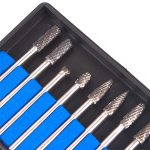 ست 10 عددی سایز 6 ابزار کنده کاری فرز مینیاتوری - تصویر 2