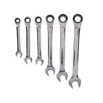 ست آچار یک سر تخت و یک سر رینگی جغجغه مدل 489907 استنلی