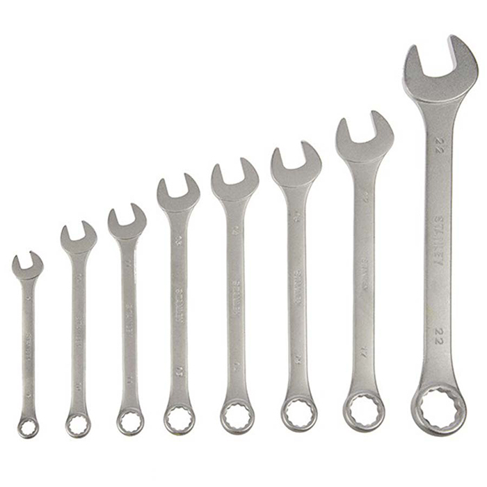 P8087-C0_I1 ست آچار یک سر تخت و یه سر رینگ 12 پر مدل 487054 استنلی - تصویر 1