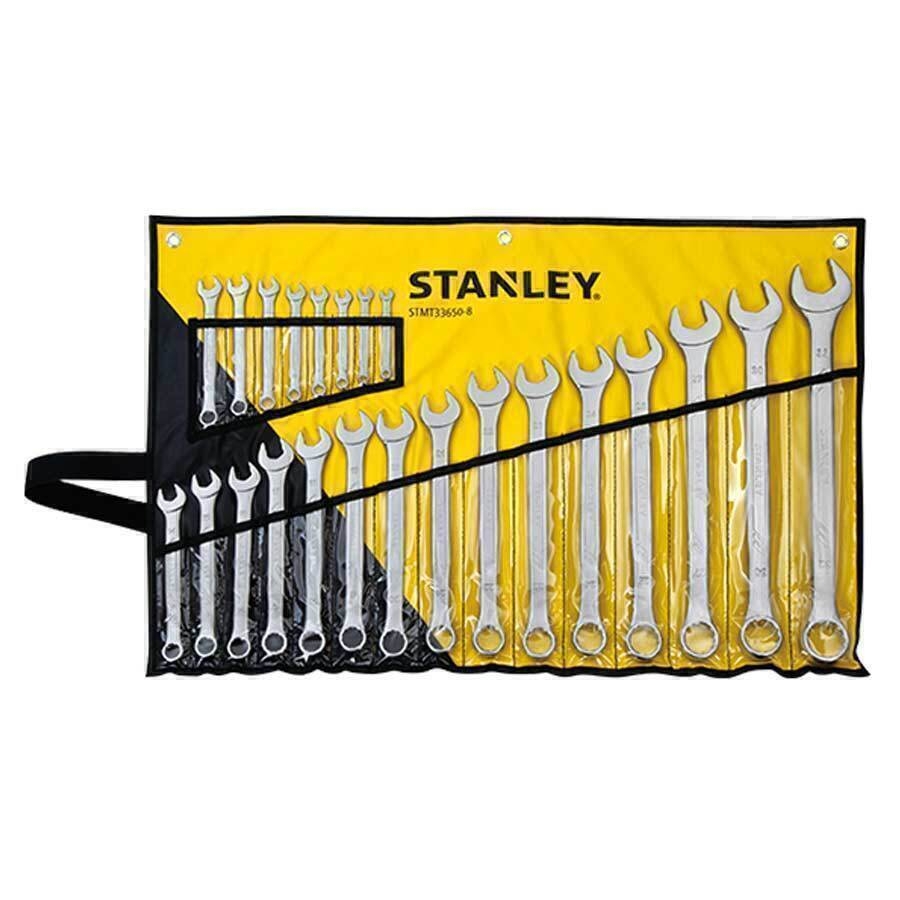 P8089-C0_I1 ست آچار یک سر تخت و یه سر رینگ 23 عددی مدل 336508 استنلی - تصویر 1