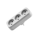 پریز سه راهی بدون ارت با دو شاخه پارت الکتریک مدل PE2200