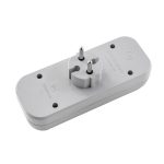 پریز سه راهی بدون ارت با دو شاخه پارت الکتریک مدل PE2200 - تصویر 2