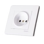 پریز برق محافظ دار دلند مدل آسا سفید(5 و 10عددی) - تصویر 4