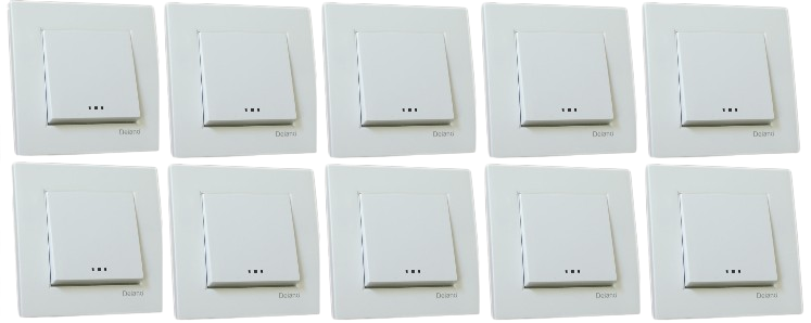 P9457-C0_I1 کلید تک پل دلند مدل آسا(5 و 10 عددی) - تصویر 1