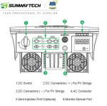 اینورتر سه فاز SUNWAYS On-Grid 15KW - تصویر 2