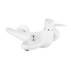 شیر حمام اهرمی کاویان مدل توکا سفید