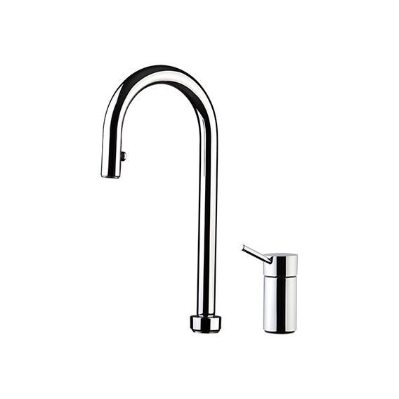 1618807787-آشپزخانه-اینوکس-کروم شیر آشپزخانه شاوری کی دبلیو سی مدل اینوکس