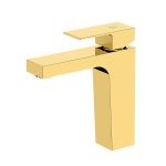 شیر روشویی اهرمی کاویان مدل نوژا طلایی