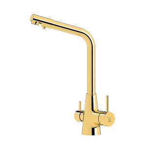 شیر ظرفشویی دوکاره کاویان مدل هیوا طلایی