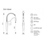شیر آشپزخانه راسان مدل آلیس - تصویر 3
