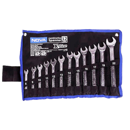 ست آچار یکسر رینگ 12 عددی کیفی سری X-Line نووا مدل 9431
