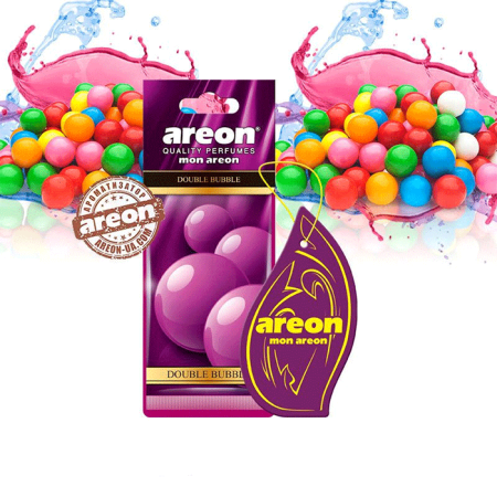خوشبو کننده خودرو آرئون مدل mon با رایحه Double Bubble